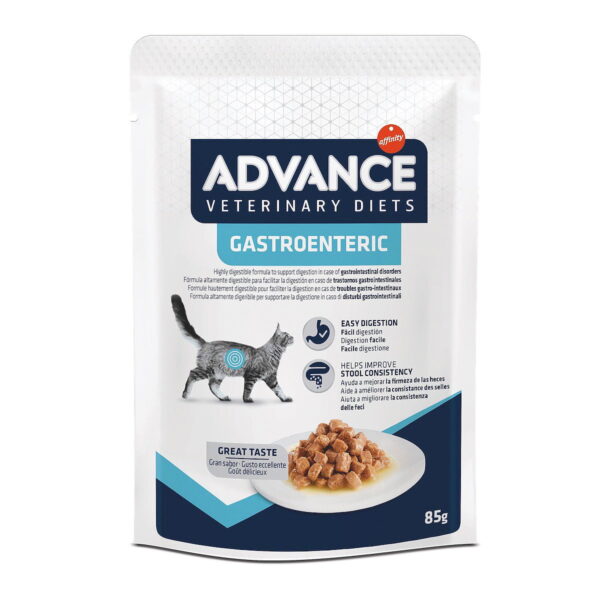 Advance Veterinary Diets Gastroenteric konserveeritud toit kassidele, 85 gr.