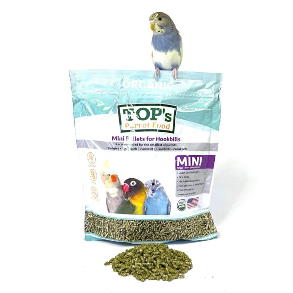 TOP's Organic гранулированный корм для мелких попугаев