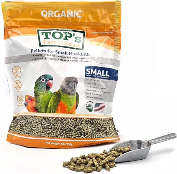 TOP's Organic гранулированный корм для средних попугаев