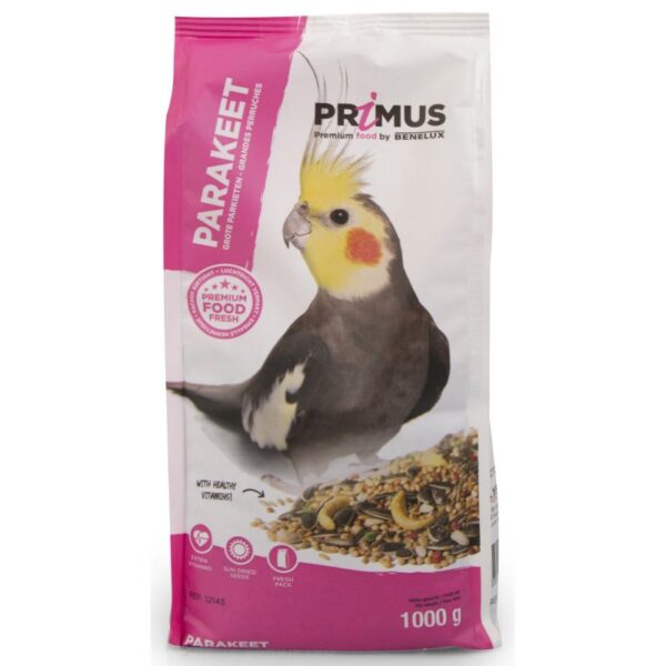 BENELUX Teraviljasegu nümfkakaduudele Primus, 1 kg.