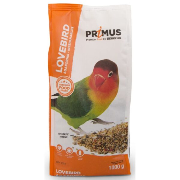 BENELUX Teraviljasegu armulindudele Primus, 1 kg.