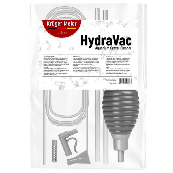 Kruger Meier HydraVac - kruusapuhastus- ja veevahetuskomplekt