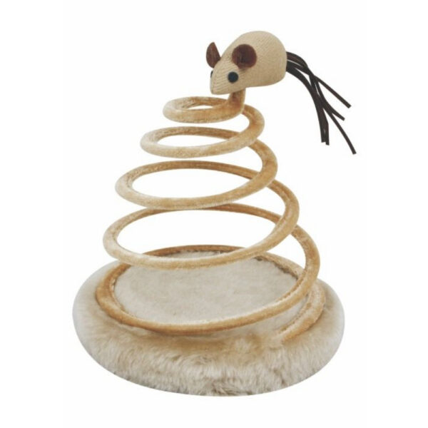SPIRAL FOR CATS WITH PLAY MOUSE 20CM