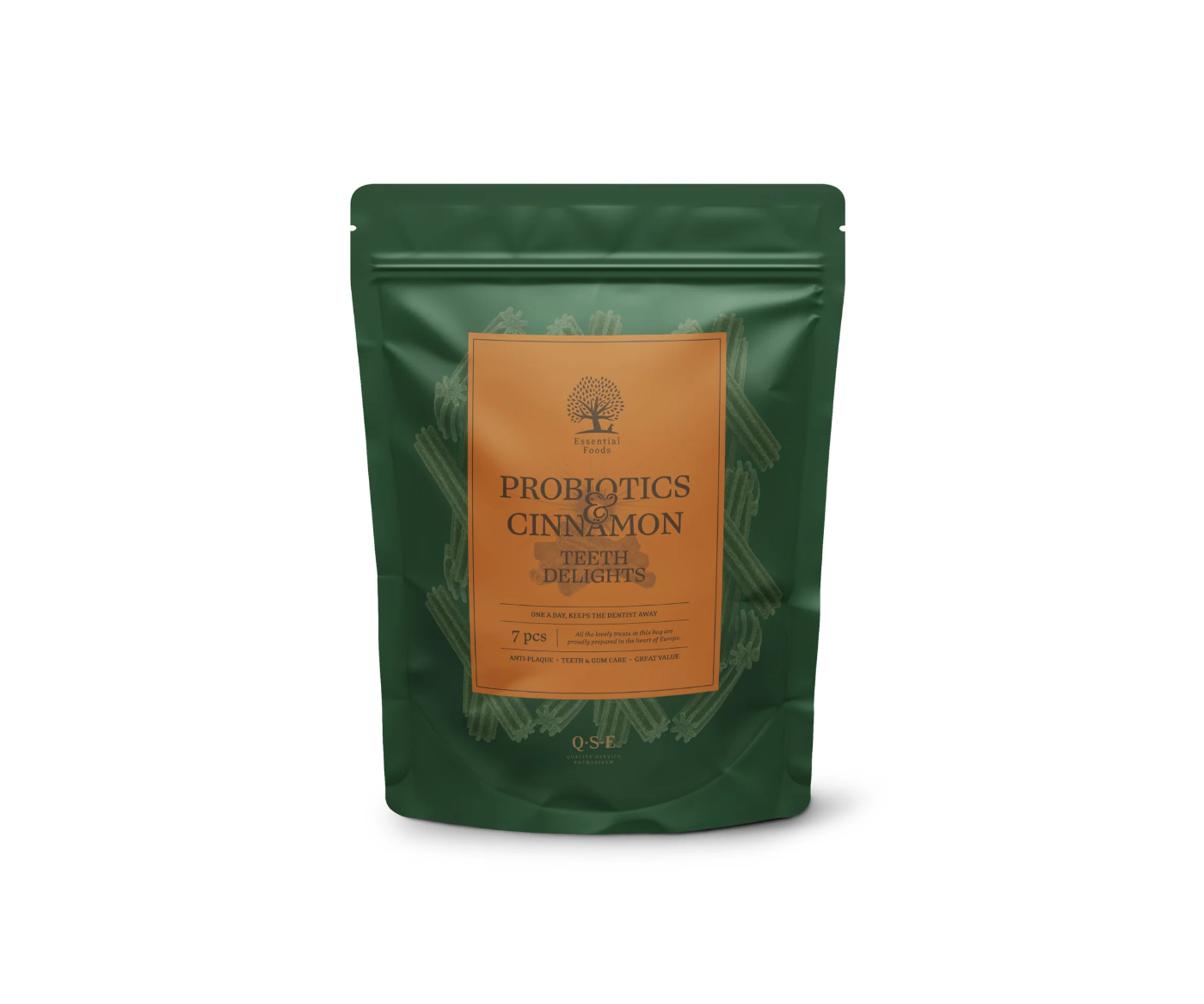 ESSENTIAL PROBIOTICS & CINNAMON TEETH DELIGHTS