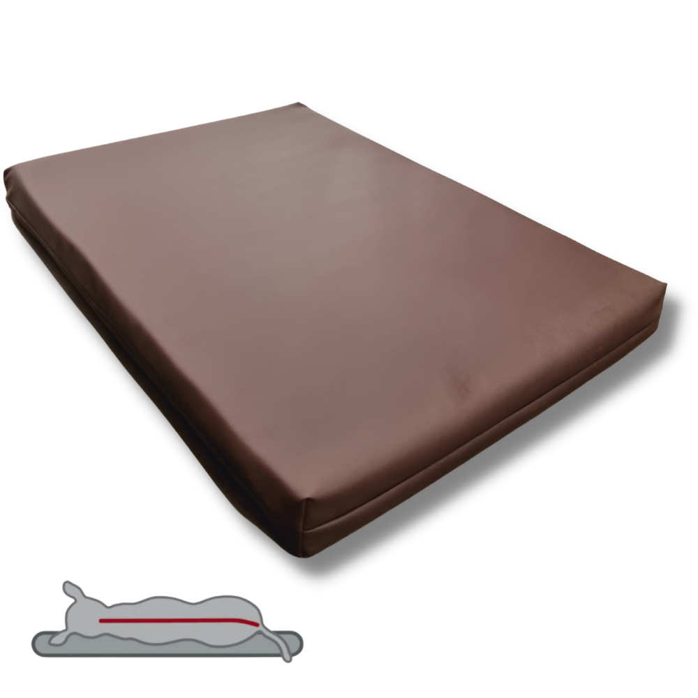 ToM Orthopedic dog bed. Brown
