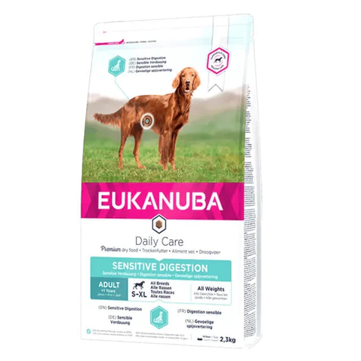 EUKANUBA Adult kanalihaga tundliku seedimisega koertele