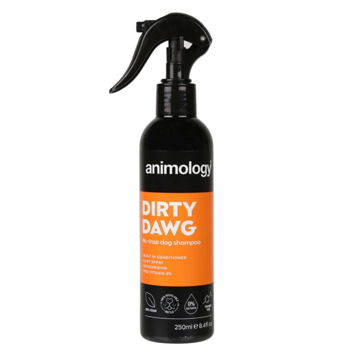 Animology Dirty Dawg No Rinse Dog сухой шампунь 250ml