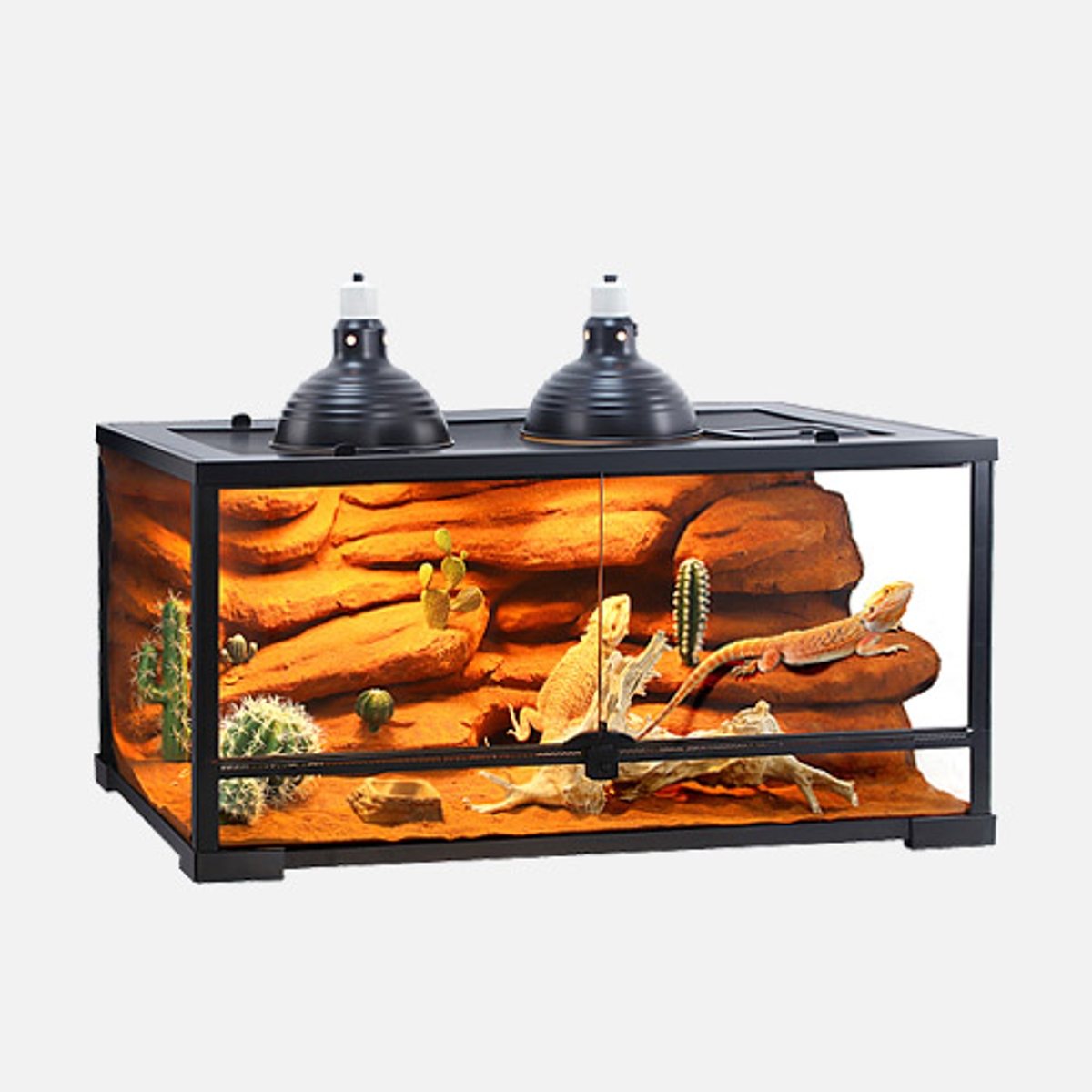 RESUN Desert terraariumikomplekt kõrberoomajate jaoks, 80 L
