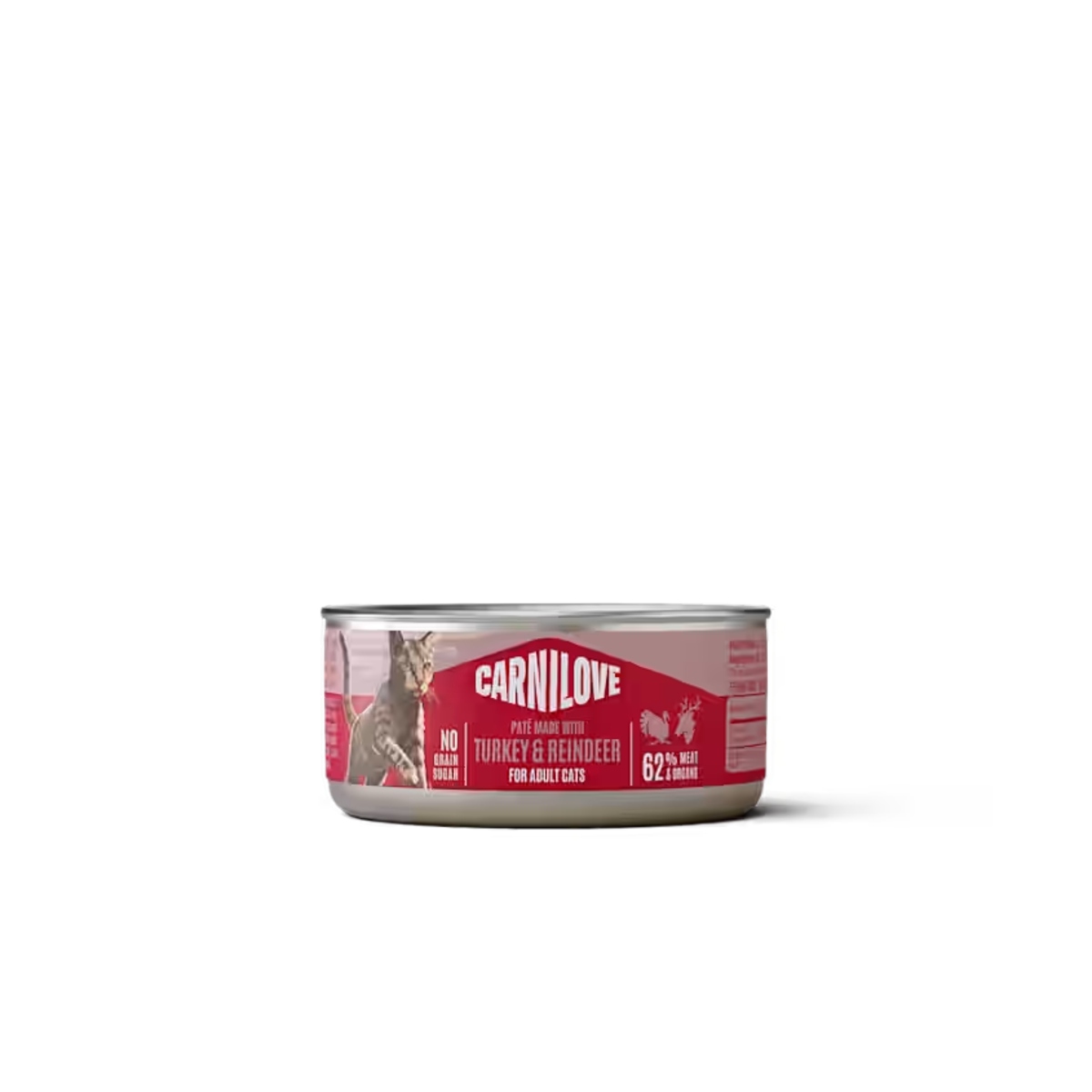 Carnilove superpremium Консервированный полнорационный корм для взрослых кошек с индейкой и олениной, 100 g
